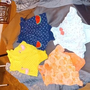 ChildofMineByCarter Dress Onesies,Yellow0-3m, NaveyBlue0-3m,Lt Blue0-3,Peach6-9m